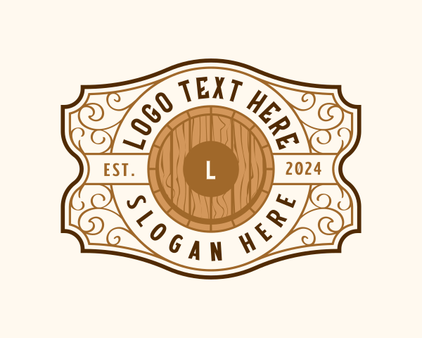 Brewery Barrel Beverage logo