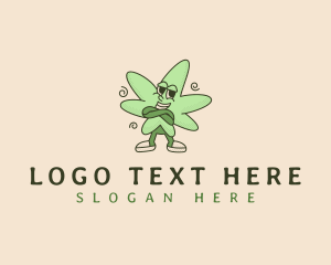 Marijuana Weed Leaf logo