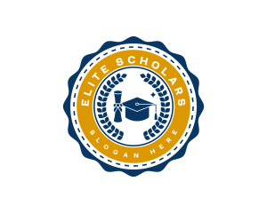 Graduation Education Academy School logo design