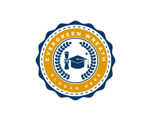 Graduation Education Academy School logo design