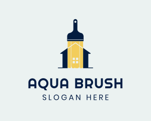 Modern House Paint logo design