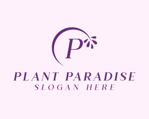 Wellness Leaf Plant  logo design