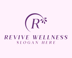 Wellness Leaf Plant  logo design