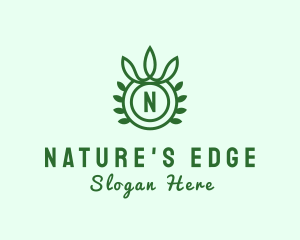 Natural Organic Crown logo design