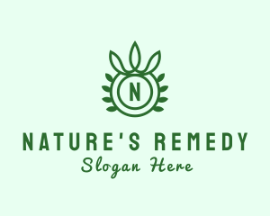 Natural Organic Crown logo design