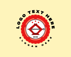 Mechanic Auto Repair Tire Logo