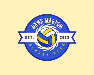 Volleyball Team Player logo