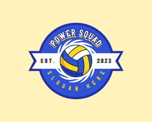 Volleyball Team Player logo