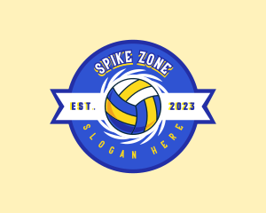 Volleyball Team Player logo