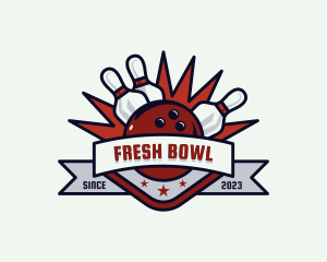 Bowling Sports Championship logo design