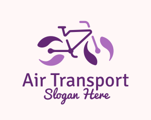 Purple Bicycle Marble logo design