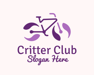 Purple Bicycle Marble logo design