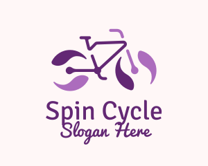 Purple Bicycle Marble logo design