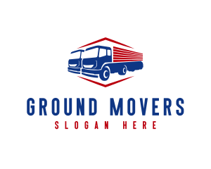 Freight Trucking Mover logo design