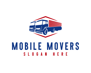 Freight Trucking Mover logo design