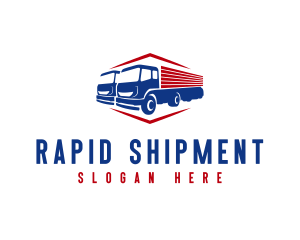 Freight Trucking Mover logo design