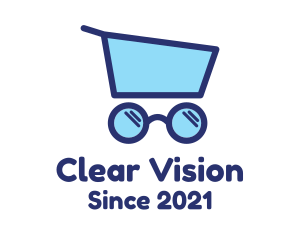 Glasses Push Cart  logo