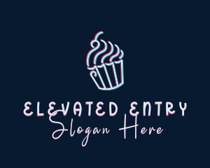 Cupcake Glitch Logo