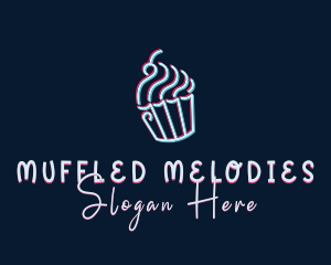 Cupcake Glitch Logo