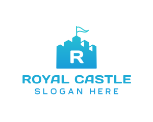 Castle Flag Tower logo design