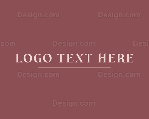 Elegant Serif Boutique Logo