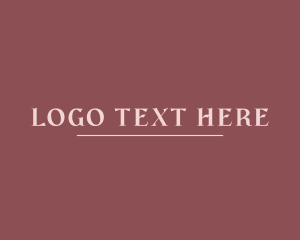 Elegant Serif Boutique Logo