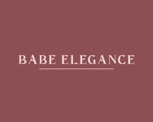 Elegant Serif Boutique logo design