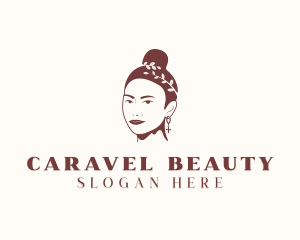 Woman Beauty Cosmetics logo design