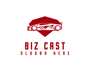 Detailing Sports Car Logo