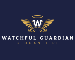 Angel Wing Halo logo design