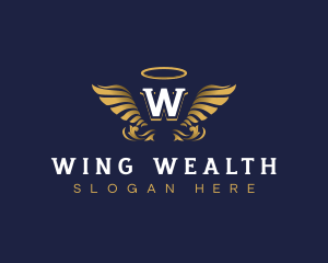 Angel Wing Halo logo design