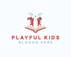 Kindergarten Kids Learning  logo design