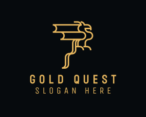 Gold Business Phoenix   logo design