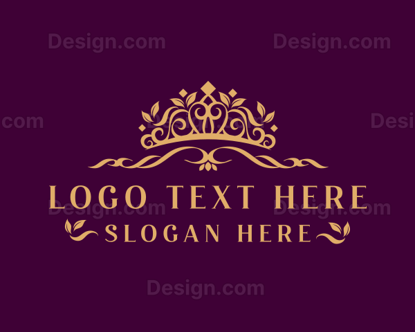 Royal Luxury Queen Crown Logo