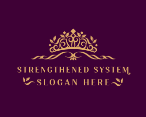 Royal Luxury Queen Crown logo design