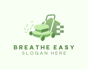 Lawn Mower Landscape Logo