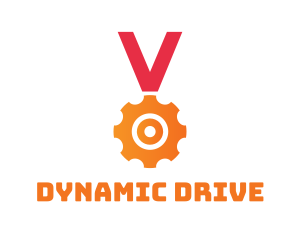 Mechanical Gear Medal  logo