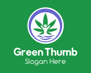 Weed Human Dispensary logo design