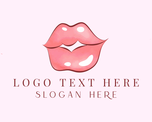 Lip Gloss logo example 2