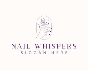 Hand Flower Nails logo