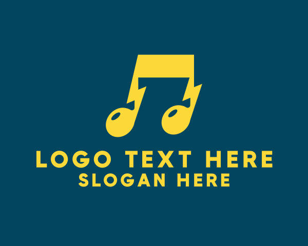 Musical Note logo example 2