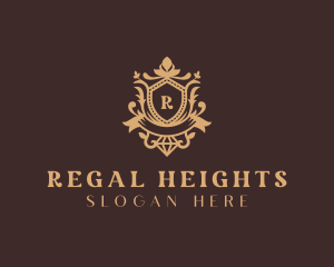 Regal Monarch Shield logo design