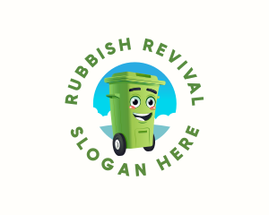 Trash Garbage Bin logo