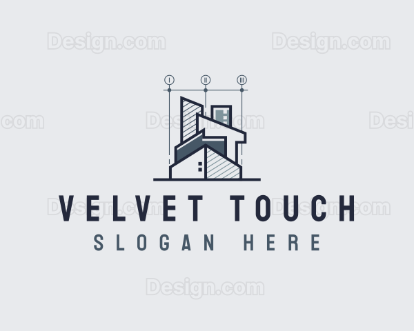 Architect Designer Blueprint Logo