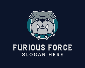 Angry K9 Bulldog logo design