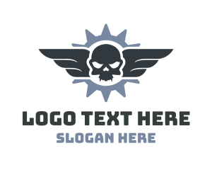 Skull Wings Biker Club logo