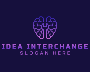 Brain Technology Maintenance logo design