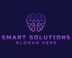 Brain Technology Maintenance logo design