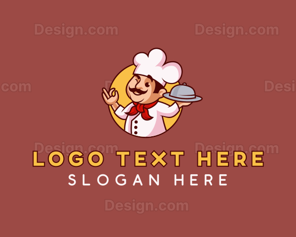 Chef Restaurant Cooking Logo