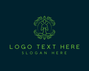 Yoga Wellness Nature Logo